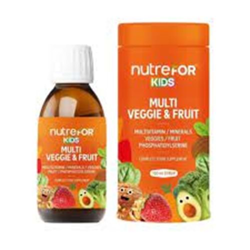 NUTREFOR KIDS MULTI VEGGIE & FRUIT 150ML SYRUP